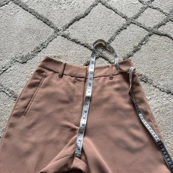Aritzia Wilfred trouser pants tan high rise straight leg 8 - Picture 5 of 11